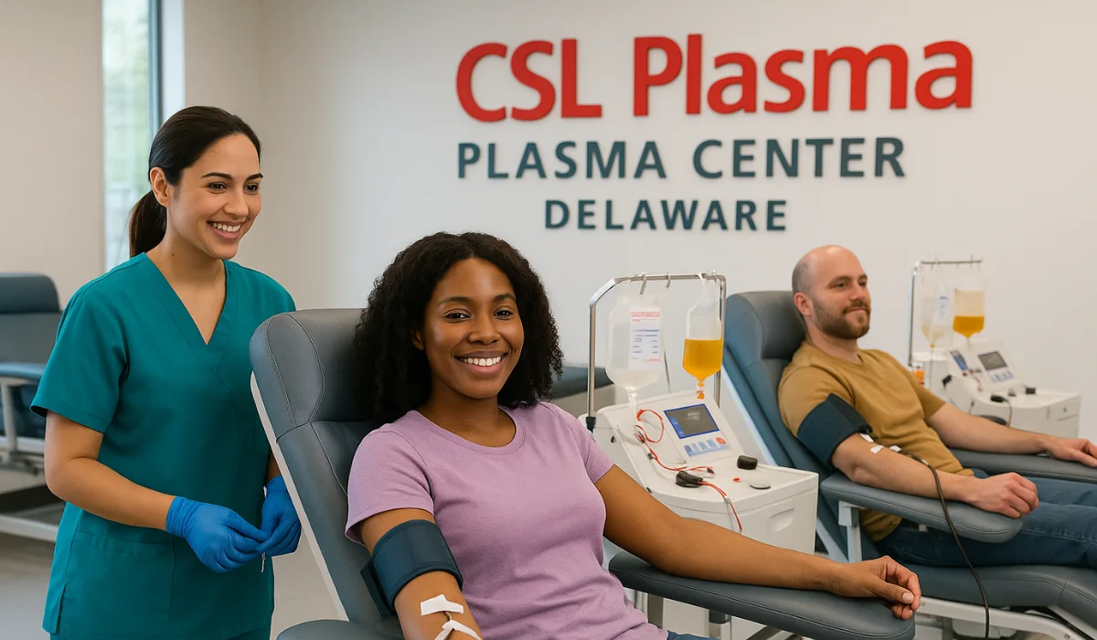 CSL Plasma Center in Delaware