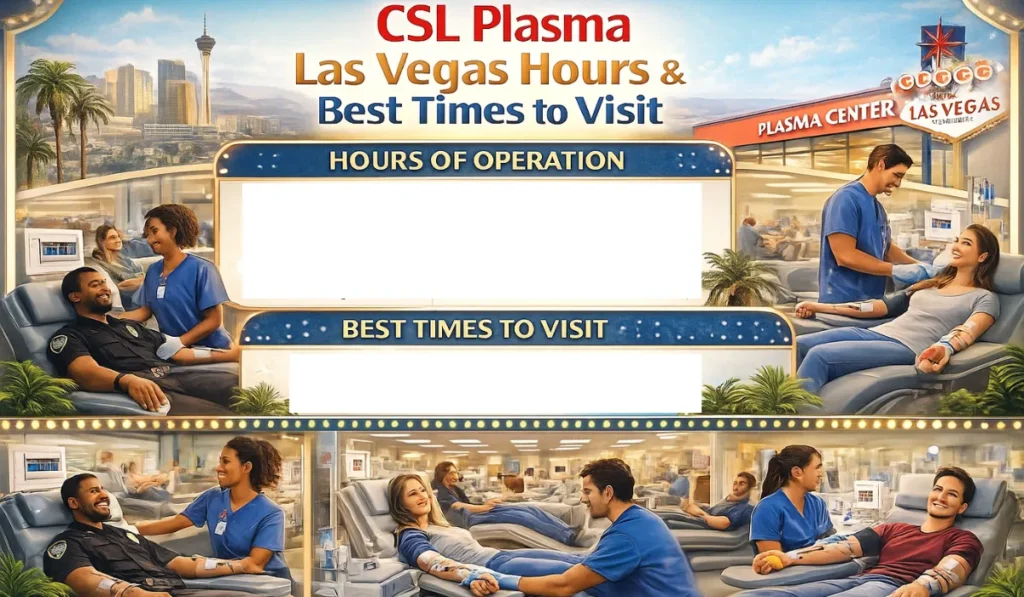 CSL Plasma Donation Las Vegas Hours