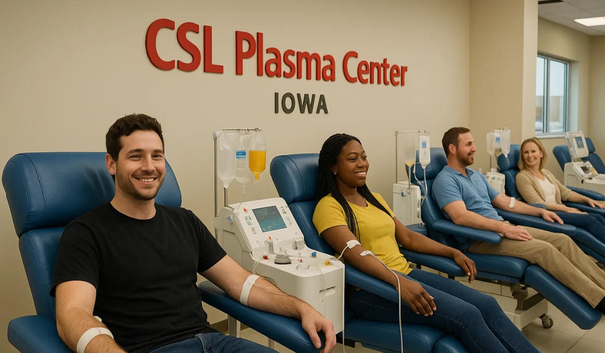 CSL plasma center in iowa