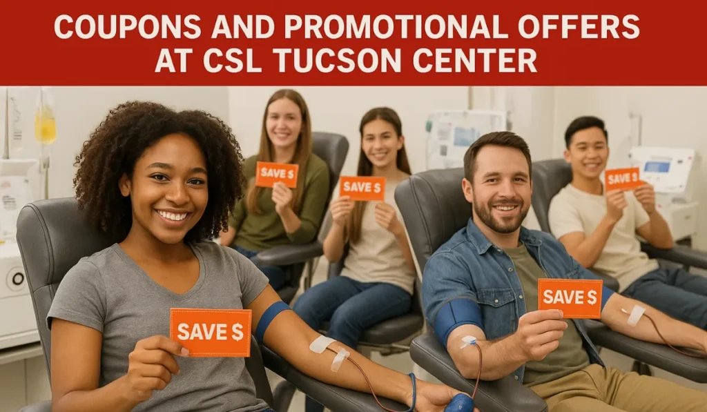 Coupons and Promotional Offers At CSL Tucson Center