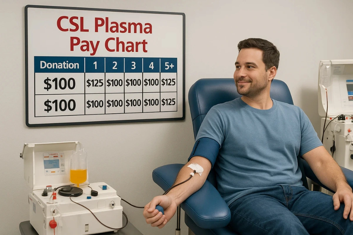Csl Plasma Pay chart