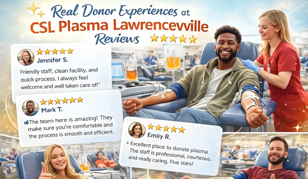 Real Donor Experiences at CSL Plasma Lawrenceville Reviews