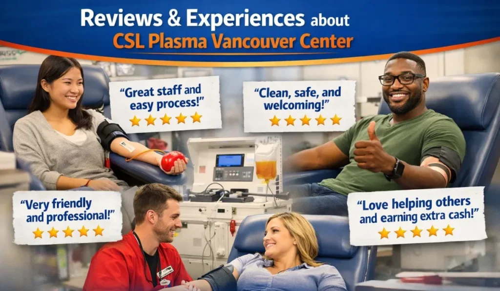 Reviews & Experiences about CSL Plasma Vancouver Center