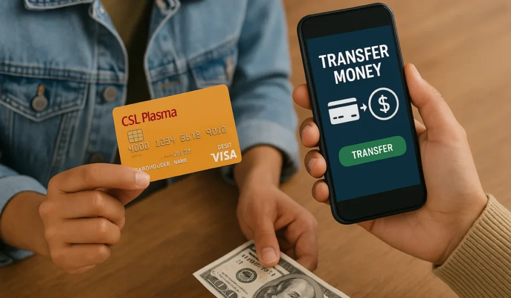 Transfer Money From My CSL Plasma Card