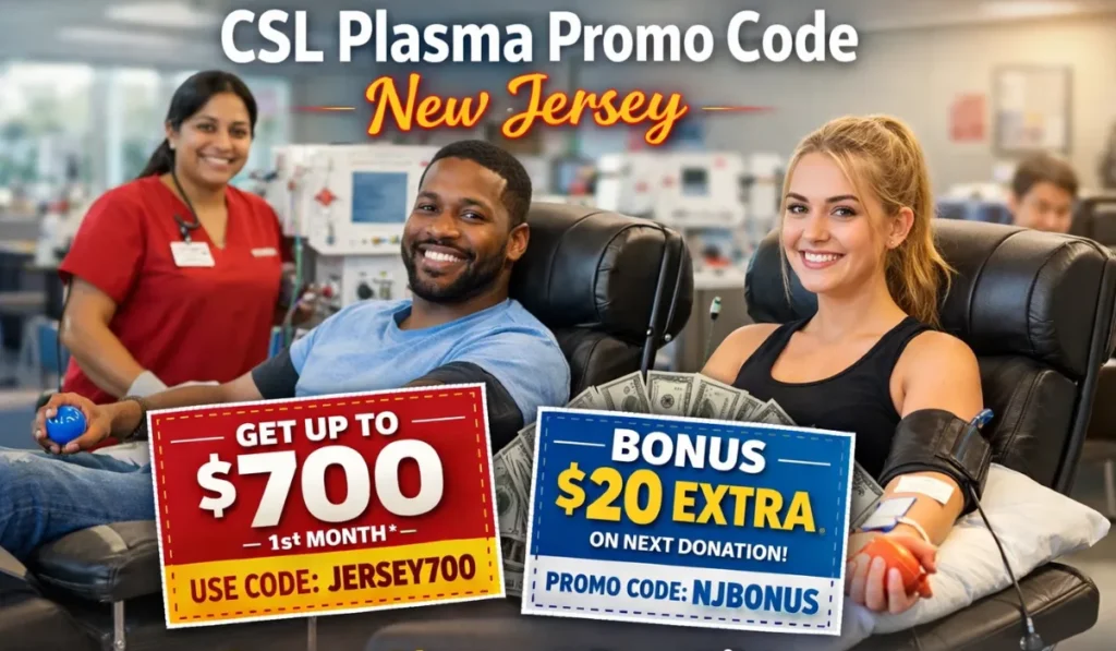 _Use CSL Plasma Promo Code in New Jersey