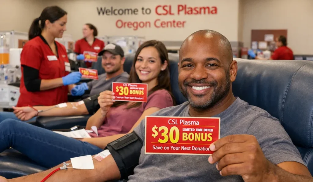 Using a CSL Plasma Promo Code in the Oregon CSL Center