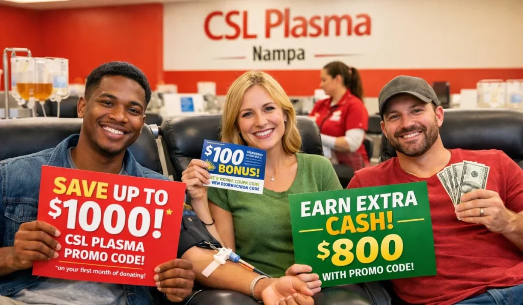Using a CSL Plasma Promo Code in Nampa